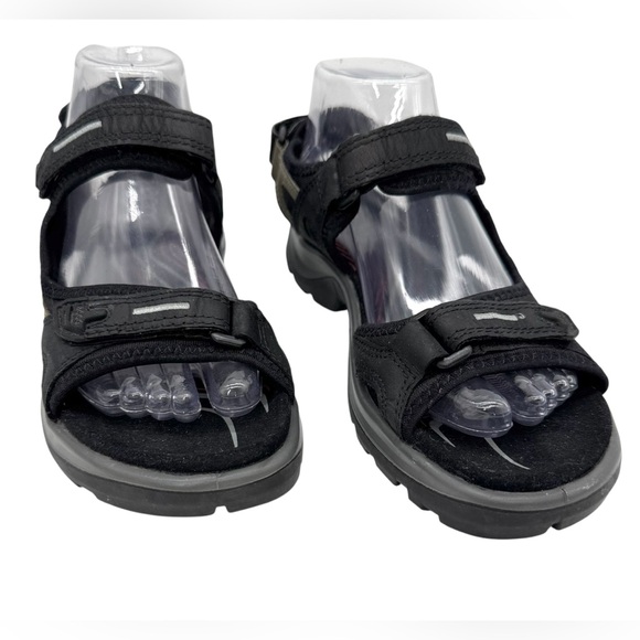 ECCO Womens Offroad Yucatan Sandal Black & Beige Size EU 39 - US 8/8.5 - Picture 5 of 14